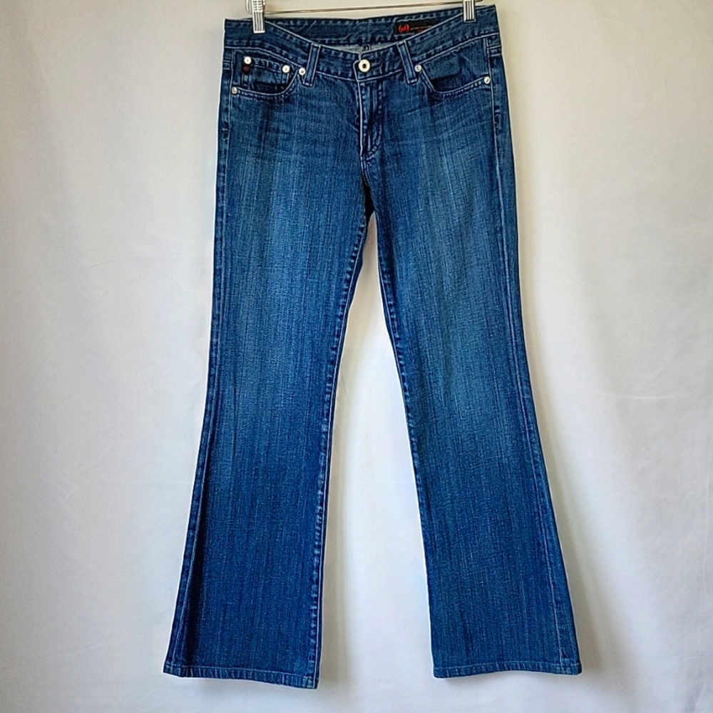 AG Adriano Goldschmied Mid Rise Flare Leg Jeans Size 29